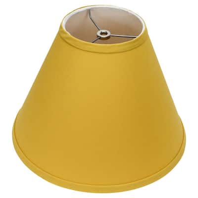 Fenchel Shades 12 in. Width x 9.5 in. Height Curry/Nickel Empire Lamp Shade