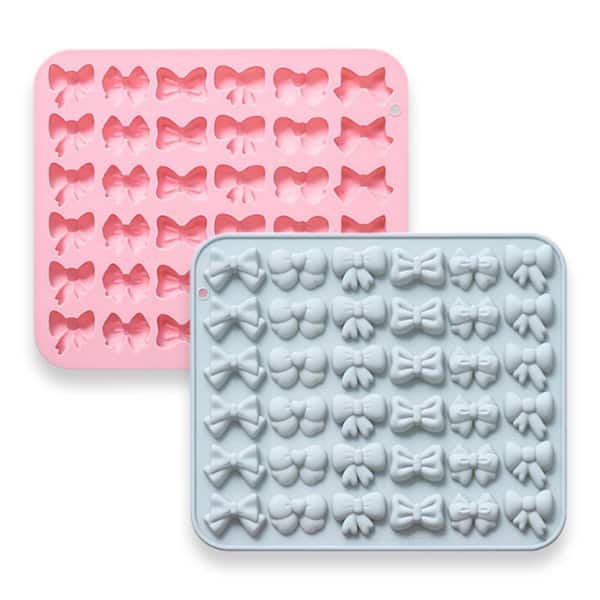 Heart Expressions Series Silicone Muffin Pan Food Grade Nonstick Red Chocolate Candy Mold with 2 pcs