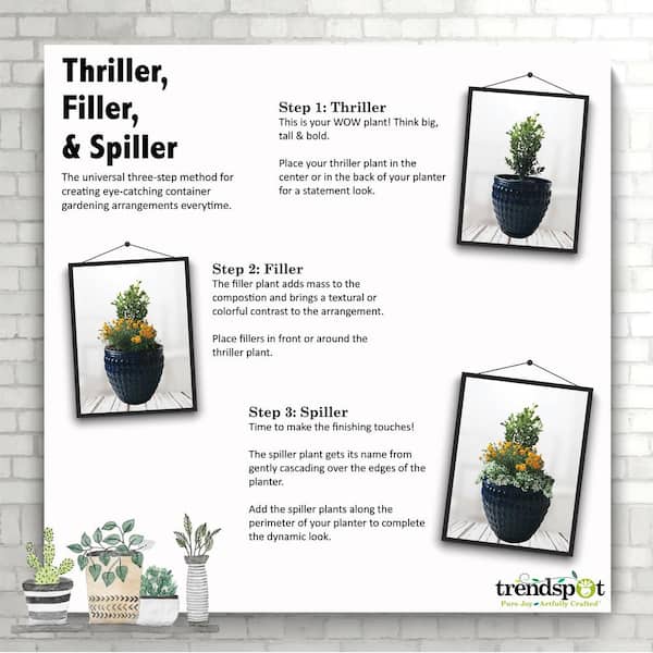 Vigoro - 15.6 in. Eloise Large Modern White Ceramic Cylinder Planter (15.6 in. D x 15 in. H) with Drainage Hole