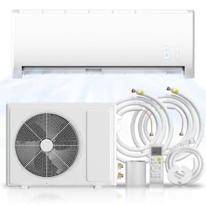 12000 BTU Mini Split Air Conditioner and Heater, 19 SEER2 115V 750 sq. ft. Wall-Mounted AC Unit with Remote