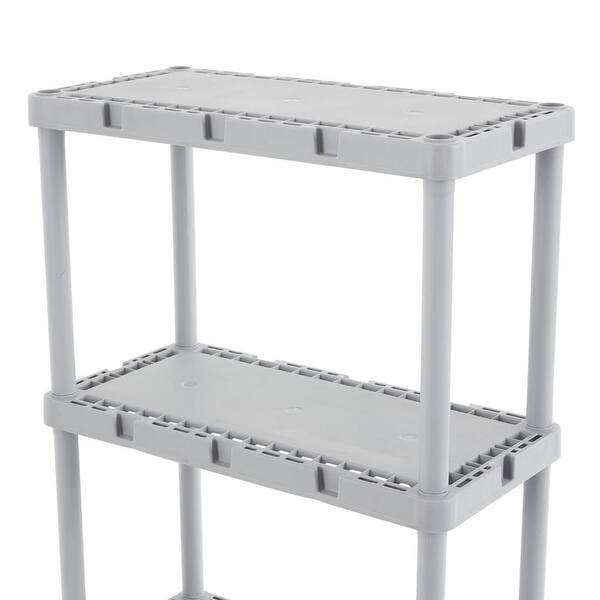 Honey Can Do Steel Wire Storage Shelf 4 Tier 41 H x 23 516 W x 13 18 D  White - Office Depot