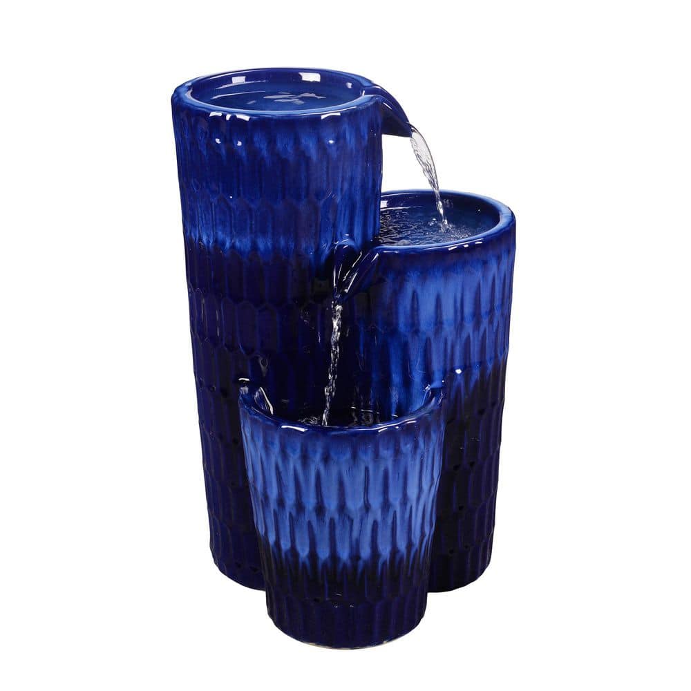 Blue Ceramic Fountain - Serenity in Simplicity, No Lights price history on PriceWatchPro