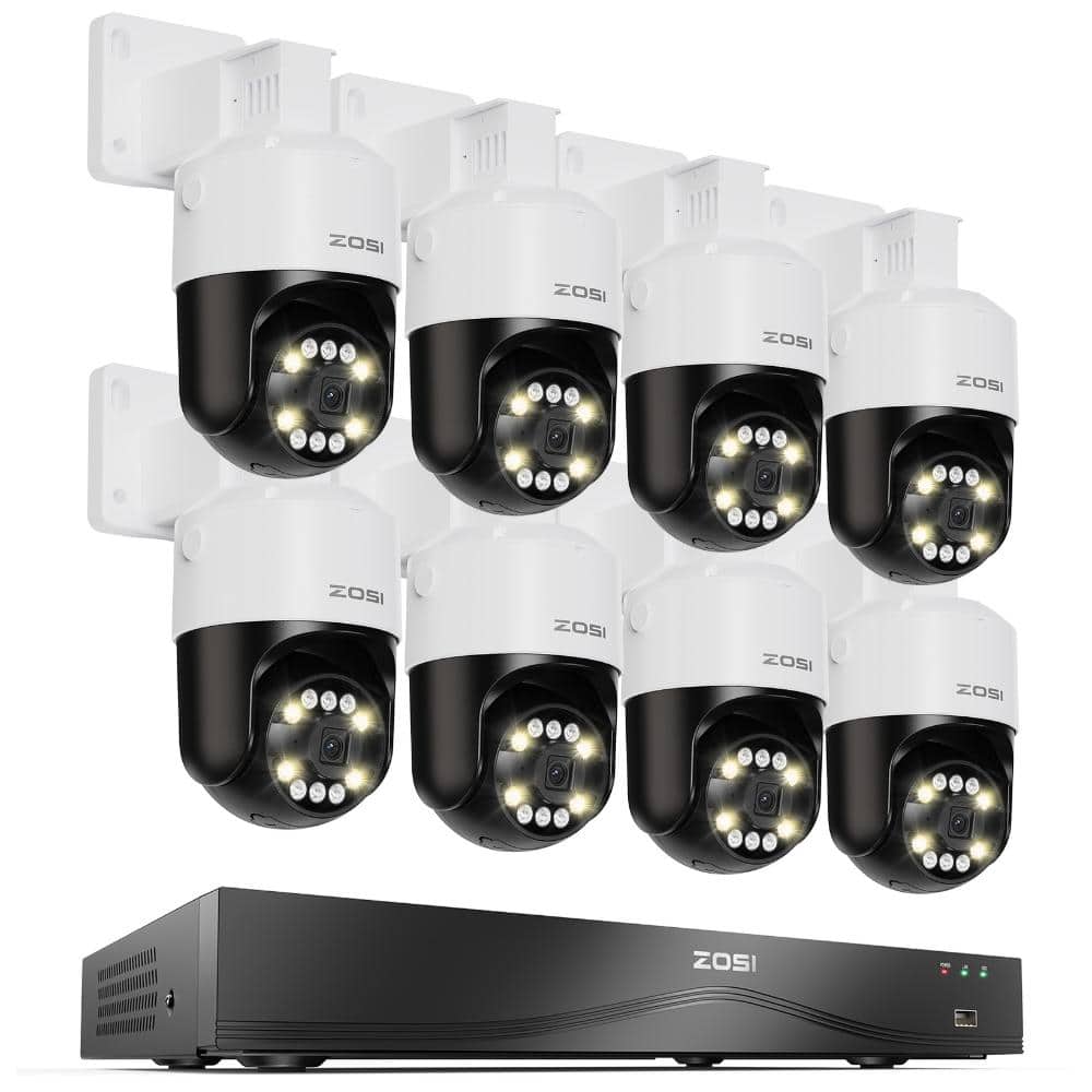 16-Channel 360View 5MP NO Hard Drive POE NVR Security Camera System with 8 Wired IP Cameras, 2-Way Audio price history on PriceWatchPro
