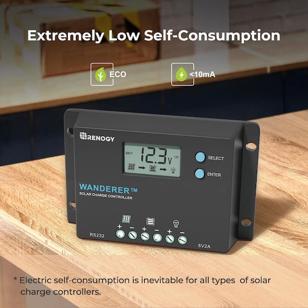 OEM LCD-scherm 30A - 12V / 24V MPPT Zonnepaneel Batterij Regulator Laadregelaar  T30 Lcd