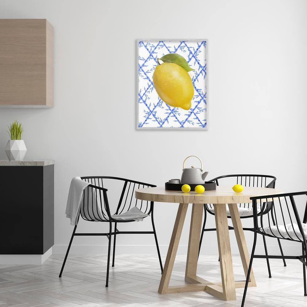 Lemon Over Bamboo Vines by Matthew Piotrowicz Gray Framed Food Giclee Art Print 30 in. x 24 in. price history on PriceWatchPro