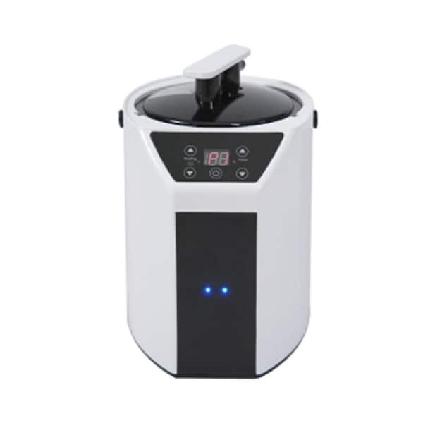 Unbranded 1000-Watts Sauna Steam Generator with 3.0L Capacity, Remote Control, 4 Heating Levels & Color Light Indicators, White