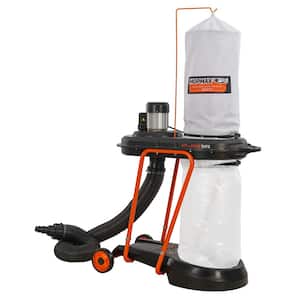 677 CFM 6.3 Amp Dust Collector with 19.8 Gal. Collection Bag and Mobile Base