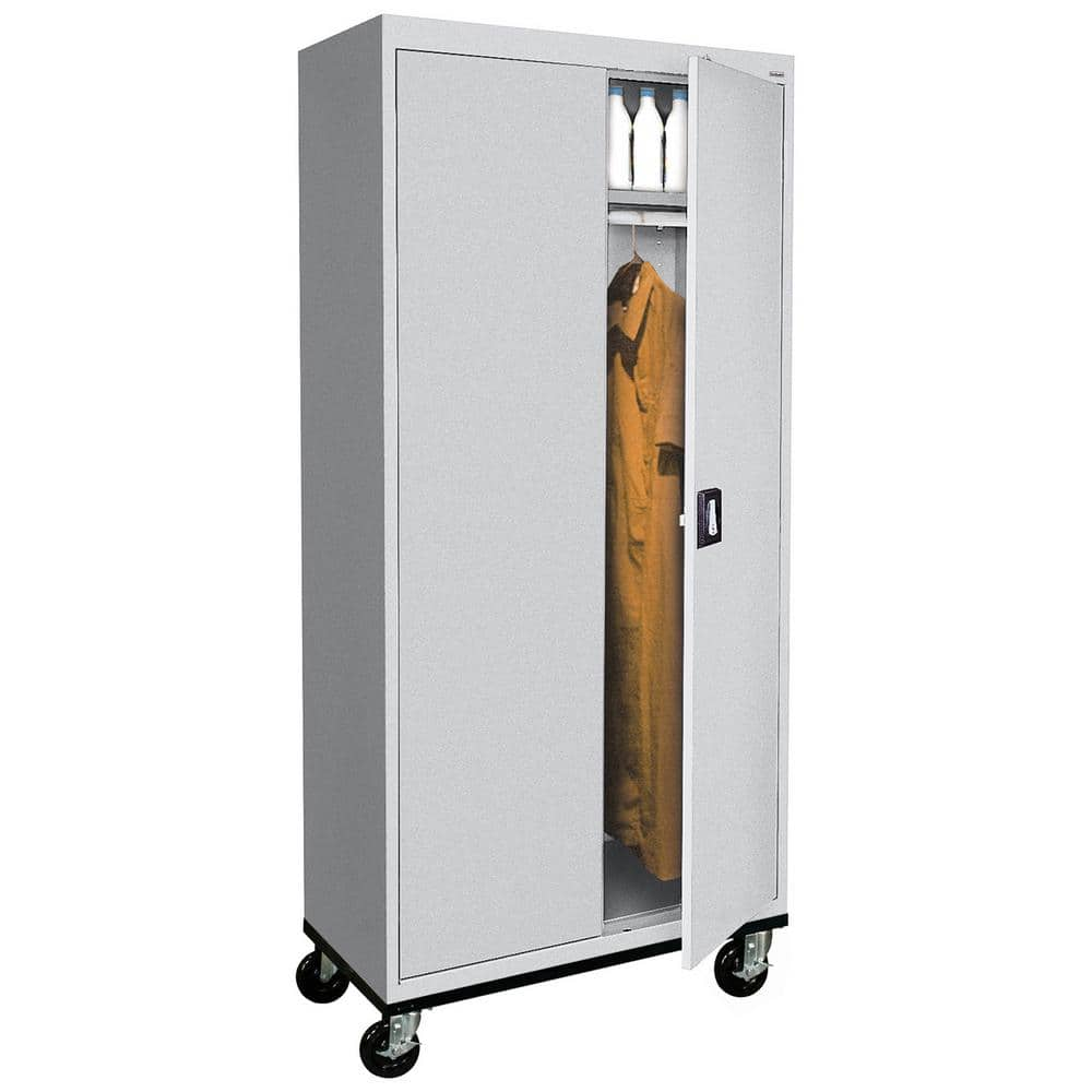 Transport Wardrobe Series (36 in. W x 78 in. H x 24 in. D) Freestanding Cabinet in Dove Gray -  Sandusky, TAWR362472-05