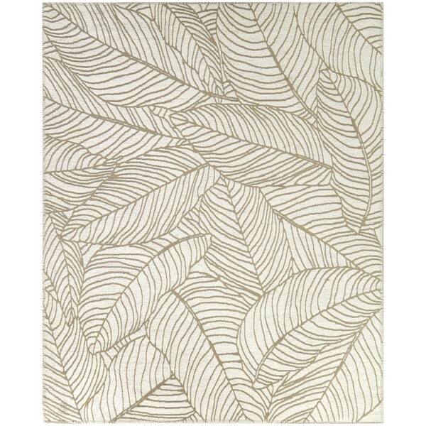 BALTA Hartley Tan 5 ft. x 7 ft. Geometric Area Rug
