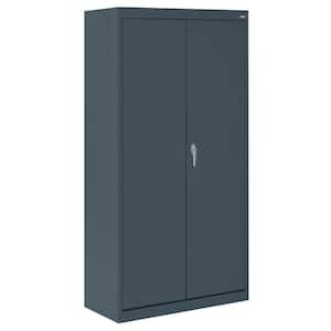 Supply ( 30 in. W x 66 in. H x 18 in. D ) Freestanding Cabinet with 3 Fixed Shelves in Charcoal