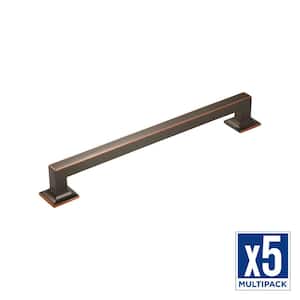 Studio 13 in. (330 mm) Oil-Rubbed Bronze Highlighted Appliance Pull (5-Pack)