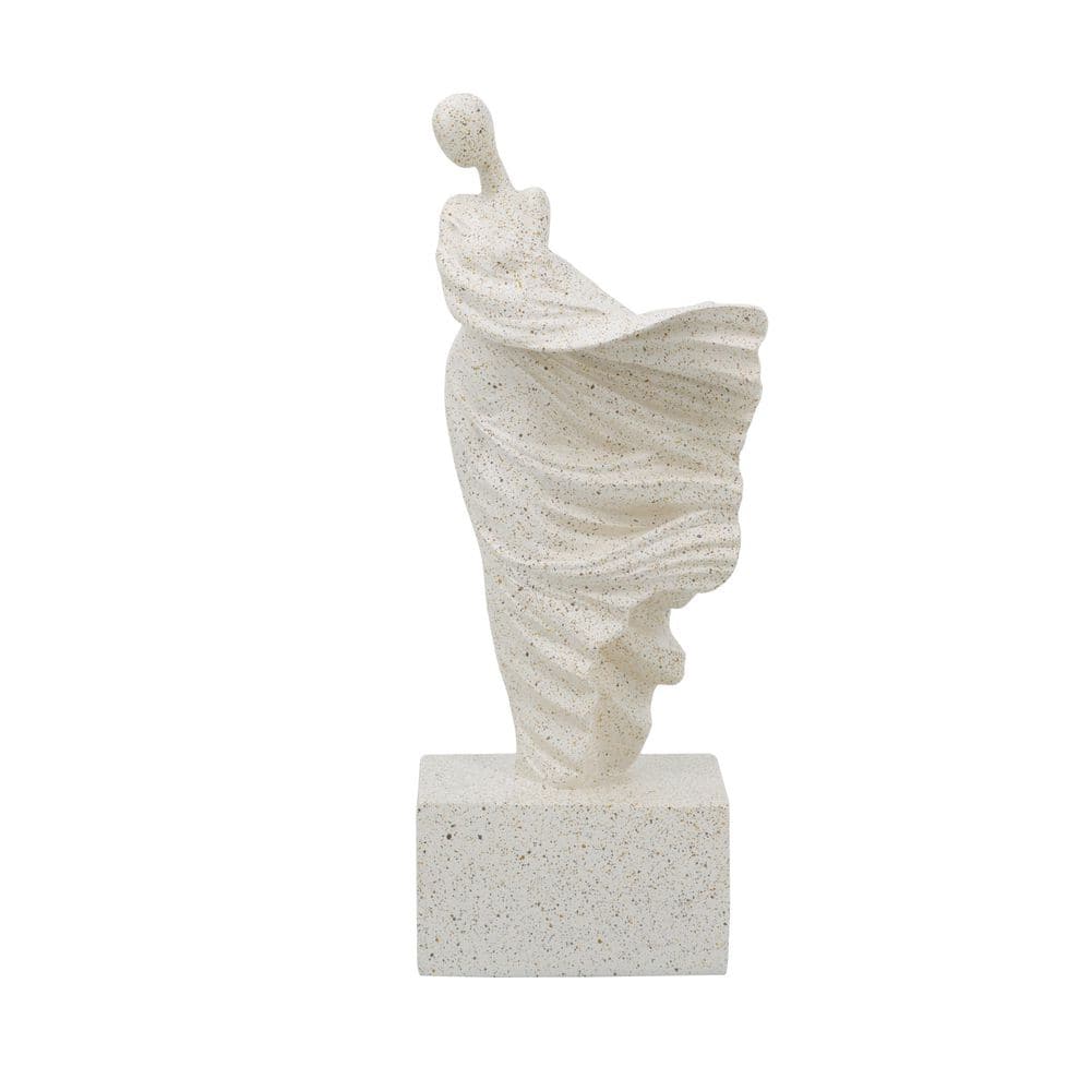 White 5.7 in. x 13.8 in. Stone Figurine price history on PriceWatchPro