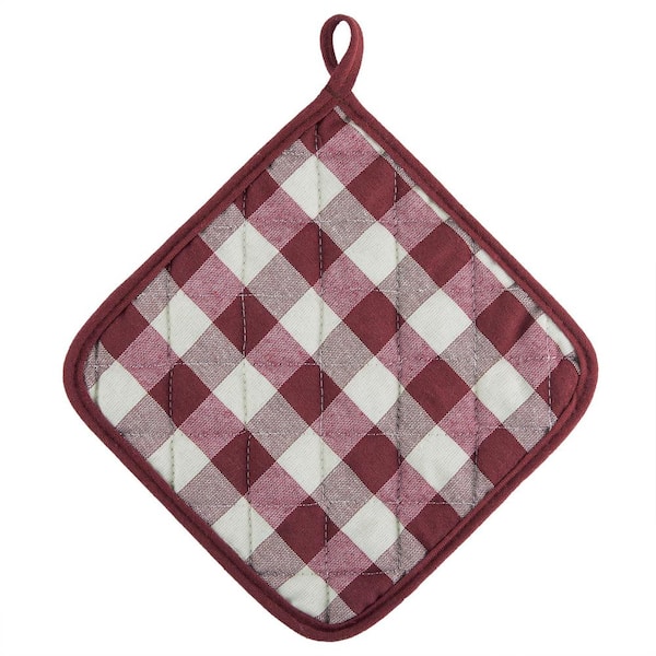 Buffalo Check Oven Mitts and Pot Holders Set of 4