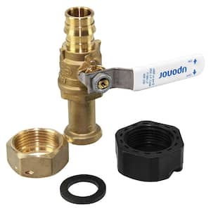 ProPEX 3/4 in. PEX-A Expansion Barb x 1 in. NPSM Lead-Free Brass Straight Water Meter Valve