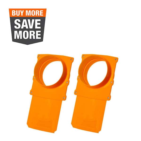 6 in. Blast Gate for Dust Collector and Dust Collection Fittings (2-Pack)