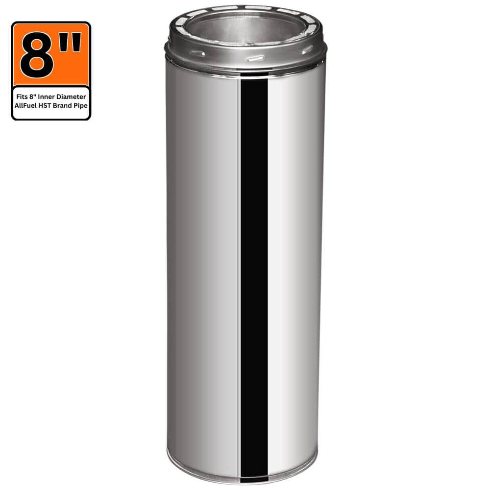  Dura-Tech Stainless Steel Chimney Pipe (CF) - 48 : Home &  Kitchen
