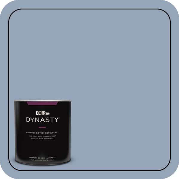 BEHR DYNASTY 1 qt. #580F-4 River Valley Eggshell Enamel Interior Stain-Blocking Paint and Primer