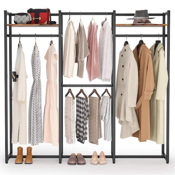 Tribesigns Cynthia Black Freestanding Garment Rack Closet Tribesigns Cynthia Black Freestanding Garment Rack Closet