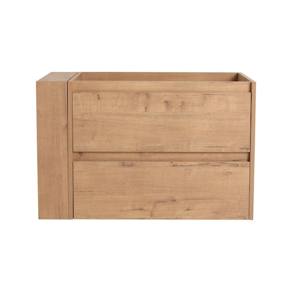 30 in. Bath Vanity Cabinet without Top in Imitative Oak Unassembled