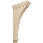 2-1/4 in. x 7 in. x 14 in. Unfinished Wood Rubberwood Stockport Corbel