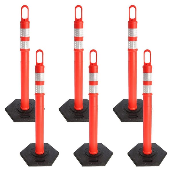 Traffic Orange Delineators (6-Pack)