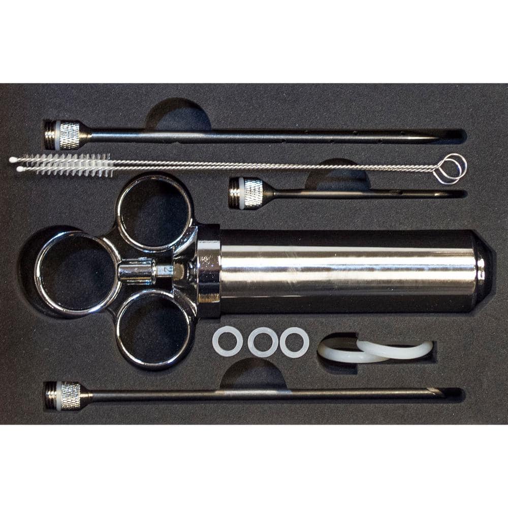 Best Meat Injector Kit with Travel Case (304 Stainless Steel)-BSQ