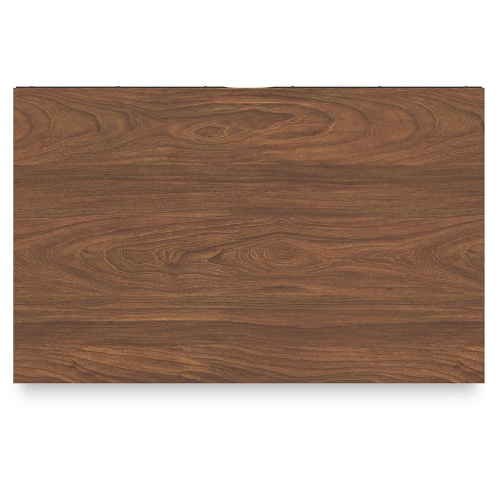 Auburn Brown 5-Drawer Mid-Century Modern Dresser