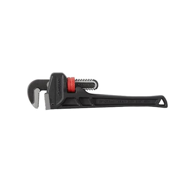 Husky 10 in. Heavy-Duty Pipe Wrench WG-HD-10 - The Home Depot