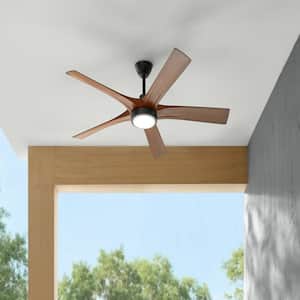 Stahlmark 56 in. Indoor/Outdoor Coal Integrated LED Ceiling Fan with Remote Control