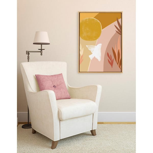 Kate and Laurel Sylvie "Sunrise Dove" by Kate Aurelia Studio Framed Canvas Wall Art