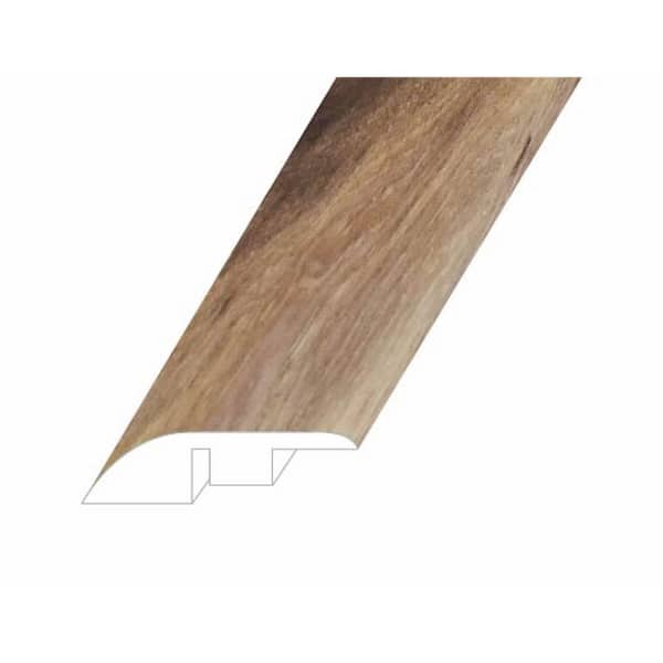 Montserrat Veritas Enriched Cedar 0.6 in. T x 1.8 in. W x 94.5 in. L Vinyl Reducer Molding