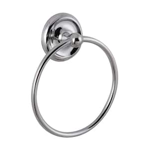 Fall River Wall Mounted Towel Ring in Chrome