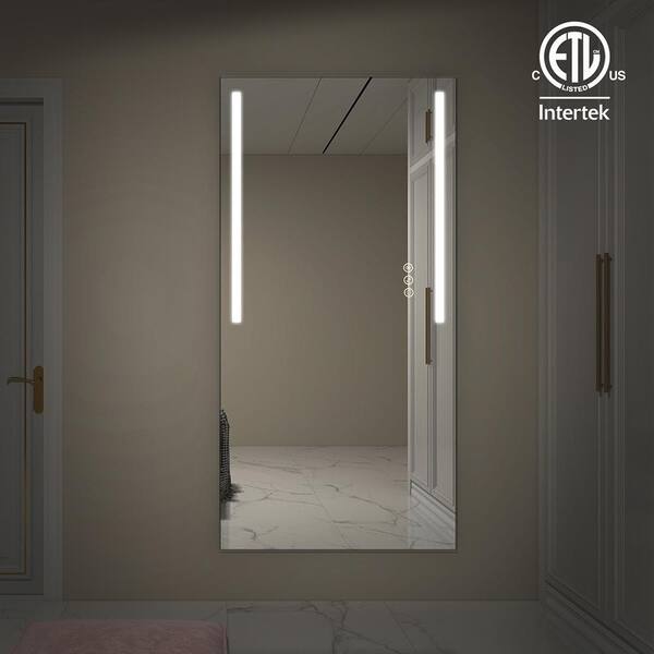 niveal 36 in. W x 72 in. H Rectangular Frameless LED Wall Bathroom Vanity Mirror