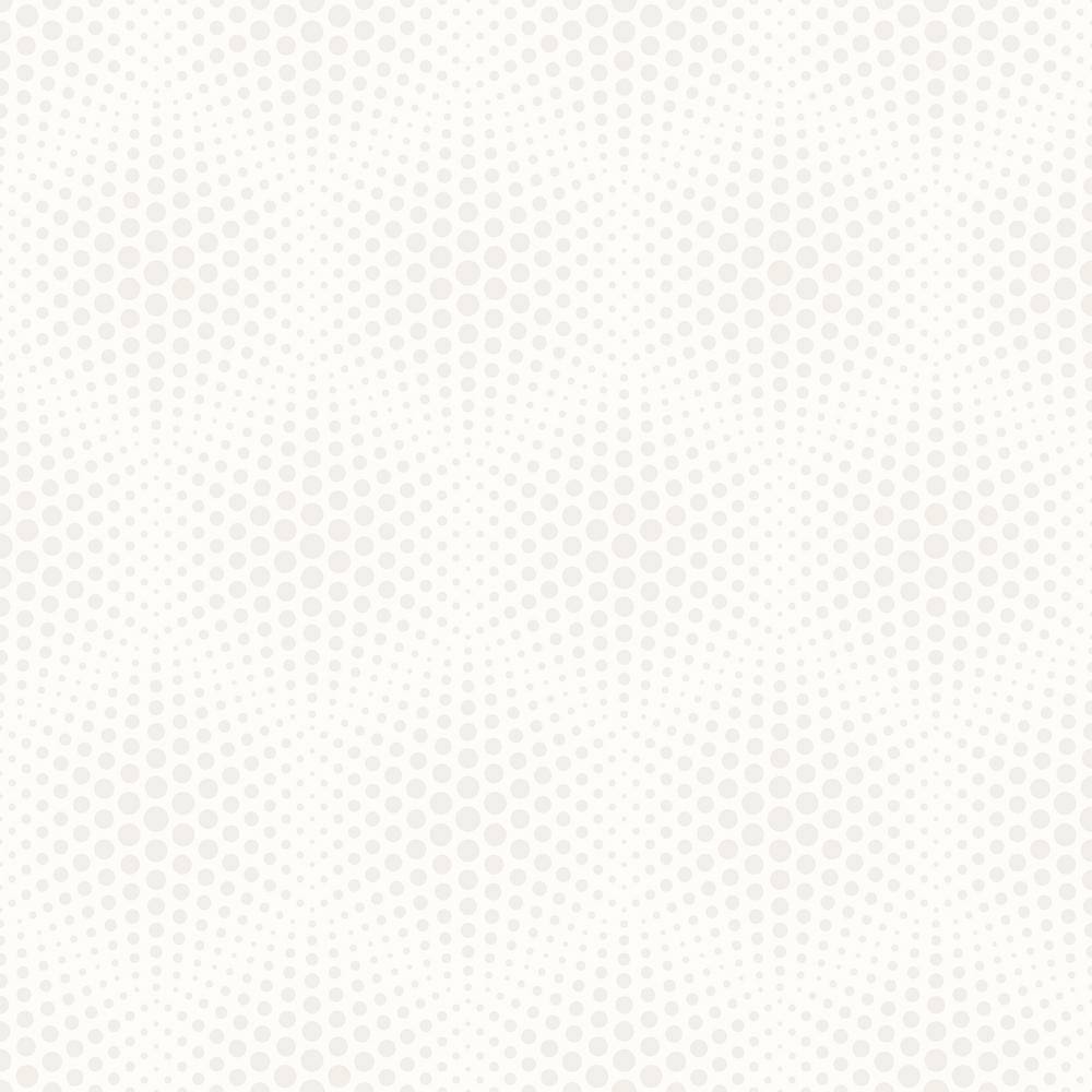 Milo White Bubble Geometric Wallpaper
