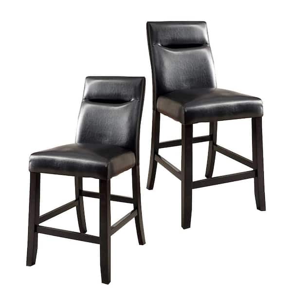 Unbranded Theo Dark Walnut Wood Side Chair (Set of 2)