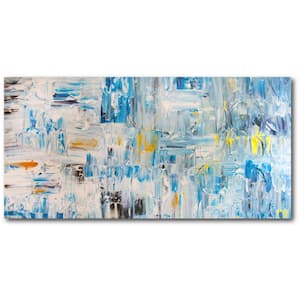 Beginnings Gallery-Wrapped Canvas Abstract Wall Art 48 in. x 28 in.