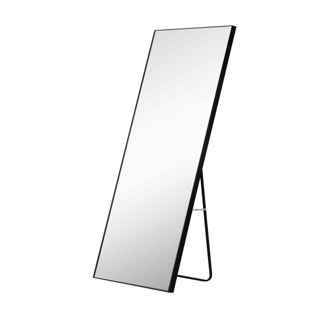 23 in. W x 65 in. H Rectangle Framed Floor Standing Mirror, Wall Mirror wit