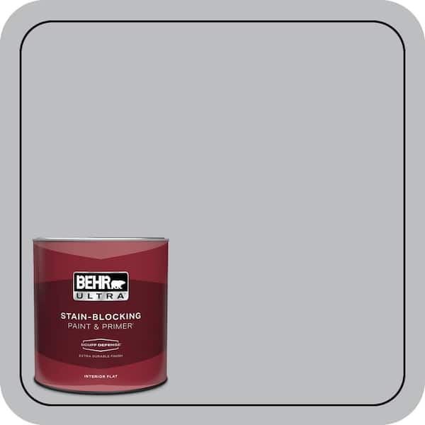 BEHR ULTRA 1 qt. #N530-3 High Speed Access Extra Durable Flat Interior Paint & Primer