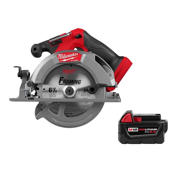 M18 FUEL 18V Lithium-Ion Brushless Cordless 6-1/2 in. Circular Saw with (1) 5.0 Ah Battery