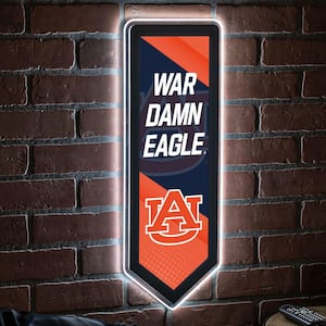Auburn University Pennant 9 in. x 23 in. Plug-in LED Lighted Sign