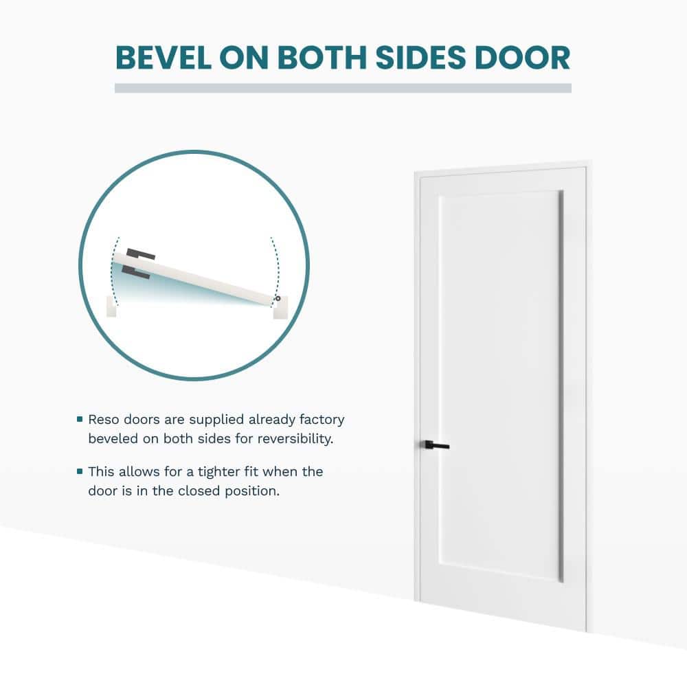 60 in. x 80 in. White Solid Core Double Prehung French Door