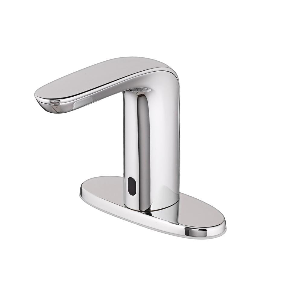 Polished Chrome Touchless Single-Hole Bathroom Faucet