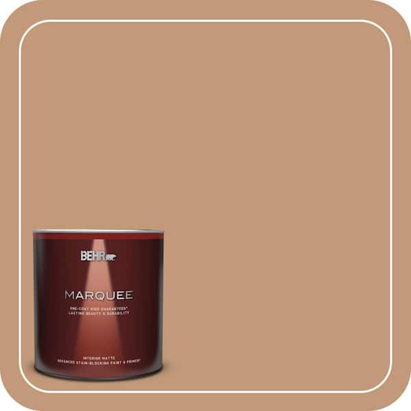 BEHR MARQUEE 1 qt. Home Decorators Collection #HDC-AC-02 Copper Moon One-Coat Hide Matte Interior Paint & Primer