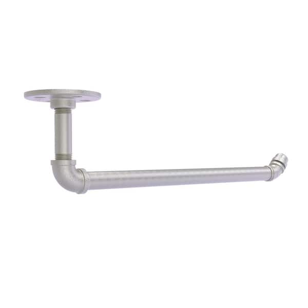Allied Brass Pipeline Under Cabinet Toilet Paper and Towel Holder in Satin Nickel