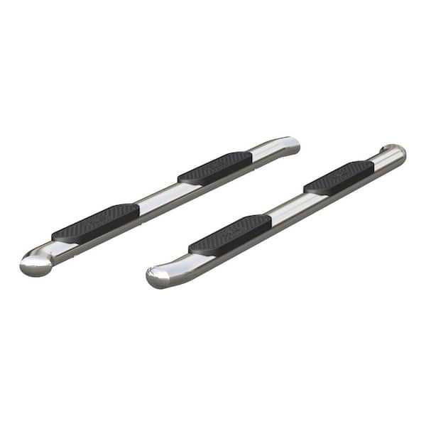 Aries 4-Inch Oval Polished Stainless Steel Nerf Bars, Select Nissan Titan, XD