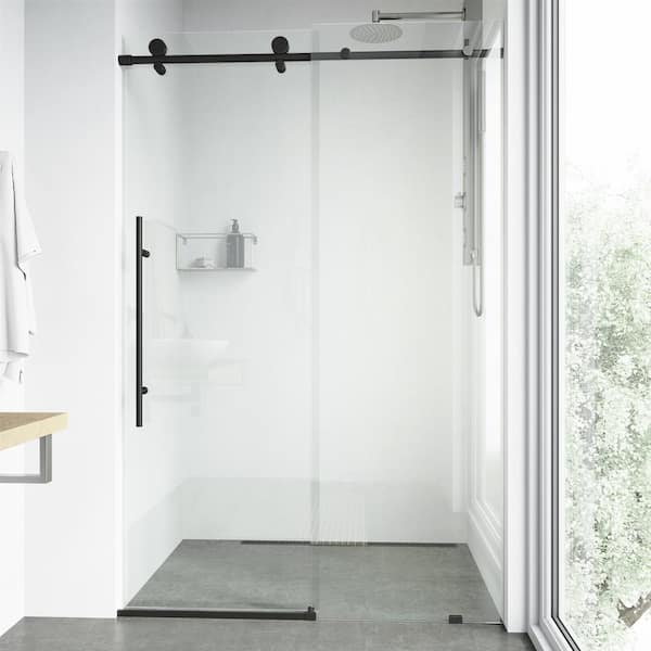 VIGO Elan E-Class 52 to 56 in. W x 76 in. H Frameless