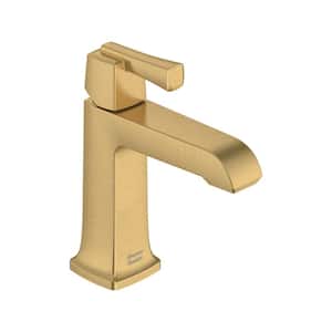 Townsend Single-Handle Single-Hole Bathroom Faucet with Speed Connect Drain in Brushed Cool Sunrise
