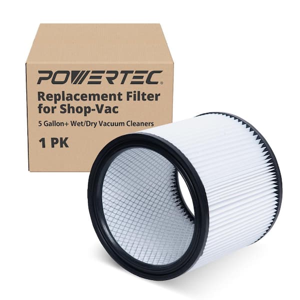 ‎POWERTEC Cartridge Replacement Shop Vacuum Filters for Shop-Vac 90304,90350, for Shop-Vac most 5 Gal. and Above Wet Dry Vacuums