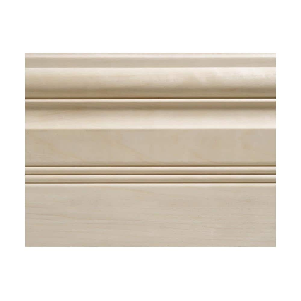 Ornamental Mouldings OML30B 4FTWHW 5 In D X 5 5 In W X 47 5 In L   Unfinished Ornamental Mouldings Baseboard Oml30b 4ftwhw 64 1000 