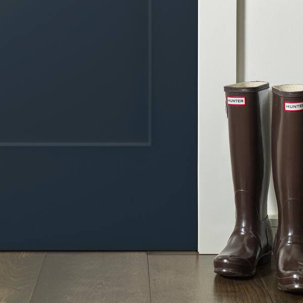 JELD-WEN 30 in. x 96 in. Birkdale Denim Stain Smooth Hollow